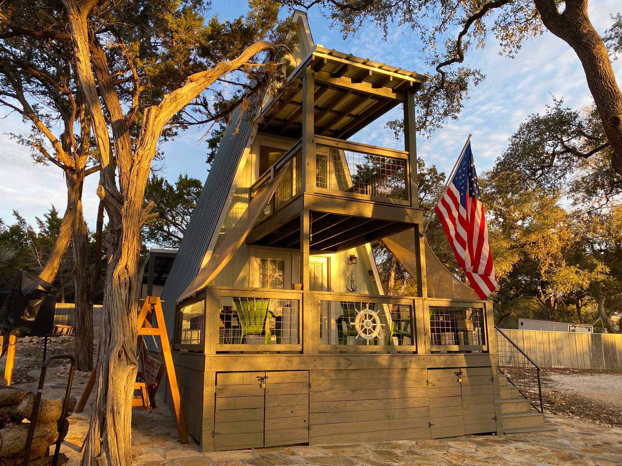 Visit Lakeview AFrame, a shortterm rustic rental in Canyon Lake